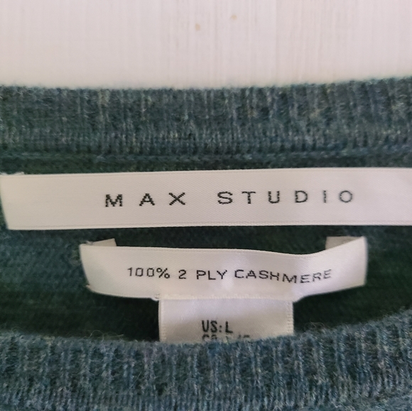 Max studio ply cashmere sweater - Picture 2 of 4